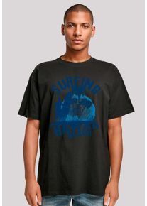 F4NT4STIC Herren T-Shirt "Hawaii Surf Beach Summer", schwarz, casual, Gr. XS, Obermaterial: 100% Baumwolle, Shirts, Premium Qualität