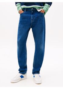 Tommy Jeans Herren Gerade Jeans "Isaac Relaxed Tapered", blau, casual, Gr. 32, Denim/Jeans, Obermaterial: 99% Baumwolle, 1% Elasthan, Jeans, Mit