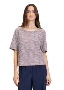 BETTY & CO BETTY & CO Damen Kurzarmshirt "Betty & Co Sweatshirt mit Struktur", rot, modisch, Gr. 42, Sweatware, Obermaterial: 86% Polyester, 13% Baumwolle, 1%