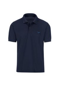 TRIGEMA Baby Poloshirt "TRIGEMA Poloshirt DELUXE Piqué", Gr. 80, blau, 100% Baumwolle, Basic, Shirts
