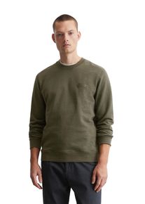Marc O'Polo MARC O'POLO Herren Sweatshirt "aus reiner Bio-Baumwolle", grün, sportlich, Gr. M, unifarben, Obermaterial: 100% Baumwolle, Sweatshirts
