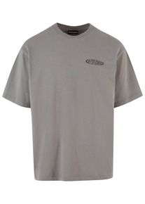 2Y STUDIOS Herren T-Shirt "2Y Studios Herren 2Y Introspect Oversize Tee", grau, casual, Gr. S, bedruckt, 100% Baumwolle, Shirts
