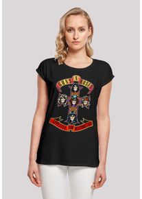F4NT4STIC Damen T-Shirt "Guns 'n' Roses Band Appetite For Destruction", schwarz, casual, Gr. 4XL, Obermaterial: 100% Baumwolle, Shirts, Print
