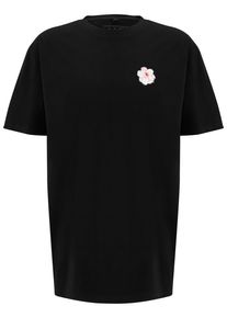 MisterTee Herren T-Shirt "MisterTee Unisex Summer Of Love Oversize Tee", schwarz, casual, Gr. XS, unifarben, 100% Baumwolle, Shirts
