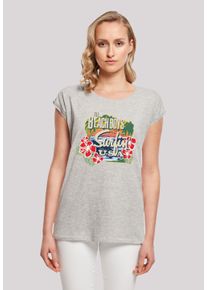 F4NT4STIC Damen T-Shirt "The Beach Boys Musik Band Tropical", grau, casual, Gr. M, Obermaterial: 100% Baumwolle, Shirts, Premium Qualität