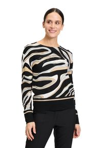 Betty Barclay Damen Strickpullover "Betty Barclay Feinstrickpullover langarm", schwarz, feminin, Gr. 44, Strick, Obermaterial: 80% Viskose, 20%