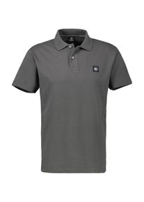 Lerros Herren Poloshirt, grau, casual, Gr. XXL, unifarben, Piquu00e9, Obermaterial: 100% Baumwolle, Shirts, mit Logo Stickerei