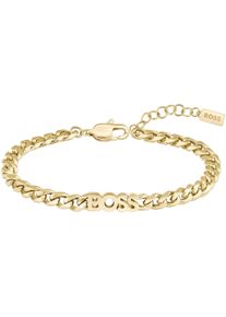 BOSS Damen Armband "KASSY FOR HER, 1580592, 1580593", Edelstahl, gold, Edelstahl, Armbänder