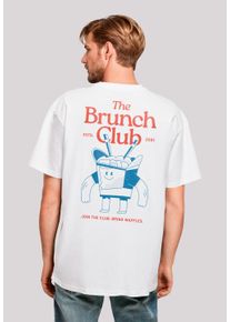 F4NT4STIC Herren T-Shirt "The Brunch Club", weiß, casual, Gr. S, Obermaterial: 100% Baumwolle, Shirts, Premium Qualität