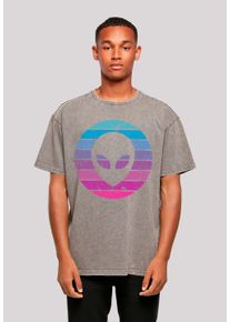 F4NT4STIC Herren T-Shirt "Alien Kopf", grau, casual, Gr. L, Obermaterial: 100% Baumwolle, Shirts, Premium Qualität