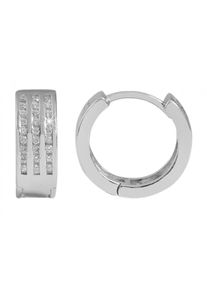 Adelia´s ADELIA ́S Damen Paar Creolen, Damen, Silber 925 (Sterlingsilber), silber, Silber 925 (Sterlingsilber), Ohrringe