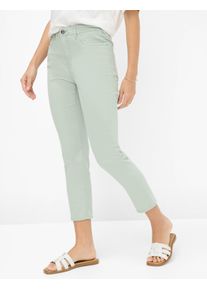 Brax Damen 5-Pocket-Jeans "Style CAROLA S", grün, Gr. 22, 45% Baumwolle, 44% Lyocell, 9% Elastomultiester, 2% Elasthan, Jeans