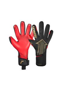 Reusch Damen Torwarthandschuhe "Fastgrip Gold X GluePrint", schwarz, sportlich, Gr. 9, mehrfarbig, 6% Polyurethan, 2% Polyamid, 34% Polyester, 58%
