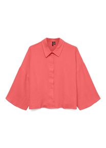 Véro Moda VERO MODA Damen Hemdbluse "VMNATALI CROP SHIRT WVN NOOS"dubarry, modisch, Gr. S, unifarben, Web, Obermaterial: 100% Baumwolle, Blusen