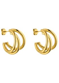 PURELEI Damen Paar Ohrstecker "Schmuck Geschenk Eono Ohrringe, Earring-Eono", Edelstahl, gold, Edelstahl, Ohrringe