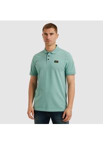 PME-Legend PME LEGEND Herren Poloshirt, blau, casual, Gr. XL, unifarben, Web, Obermaterial: 95% Baumwolle, 5% Elasthan, Shirts, mit Logostickerei