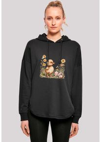 F4NT4STIC Damen Kapuzenpullover "Niedliche Enten Ostereier", schwarz, casual, Gr. XS, Obermaterial: 100% Baumwolle, Pullover, Premium Qualität