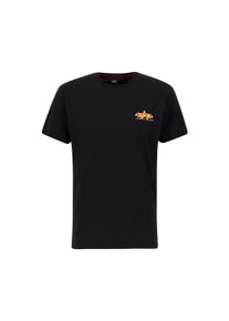 Herren T-Shirt "Alpha Industries Men - T-Shirts Puff Print Logo BP T", schwarz, Gr. XXXL, Alpha Industries, Obermaterial: 100% Baumwolle, Shirts