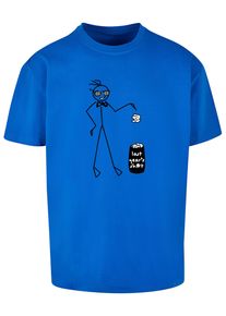 Merchcode Herren T-Shirt "Merchcode Herren Last Year Heavy Oversize Tee", blau, casual, Gr. 5XL, unifarben, 100% Baumwolle, Shirts