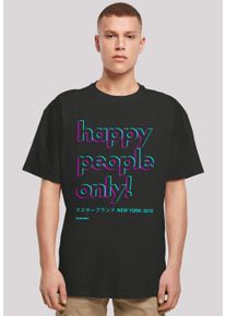 F4NT4STIC Herren T-Shirt "Happy people only New York", schwarz, casual, Gr. XXXL, Obermaterial: 100% Baumwolle, Shirts, Print