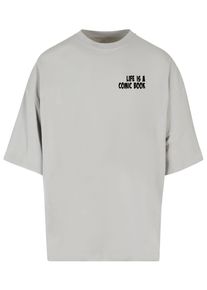 Merchcode Herren T-Shirt "Merchcode Herren Book Comic Huge Tee", grau, casual, Gr. M, bedruckt, 100% Baumwolle, Shirts