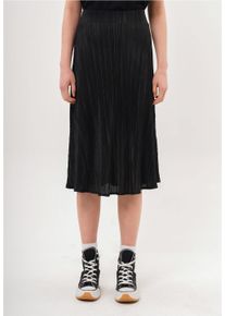 FRESHLIONS Damen Sommerrock "Danica", schwarz, Gr. L, 100% Polyester, Röcke, im einfarbigen Design