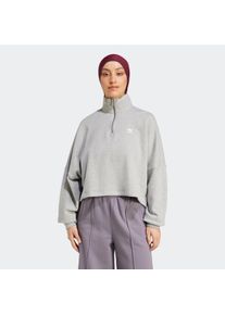 Damen Sweatshirt "ESS SWEATSHIRT", grau, sportlich, Gr. S, adidas originals, Obermaterial: 100% Baumwolle, Sweatshirts