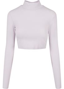 Urban Classics Damen Langarmshirt "Urban Classics Damen", lila, casual, Gr. XL, unifarben, 95% Baumwolle, 5% Elasthan, Shirts