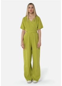 FRESHLIONS Baby Jumpsuit "Kira", Gr. XL, grün, 100% Leinen, Overalls, im klassischen Design