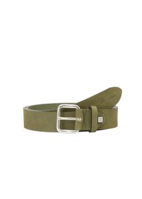 Marc O'Polo MARC O'POLO Damen Ledergürtel "mit robuster Metallschließe"oak ash, Gr. 100, unifarben, Rindsleder, Gürtel