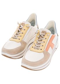 Ara Damen Slip-On Sneaker "SAPPORO", Gr. 3,5, bunt, Glattleder, Veloursleder, sportlich, Schuhe, Freizeitschuh, Schnürschuh mit Frottee-Futter,
