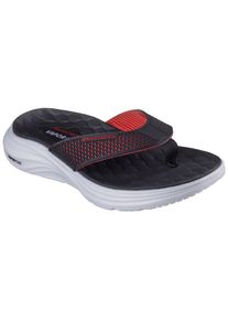 Skechers Herren Zehentrenner "VAPOR FOAM SANDAL", Gr. 45, schwarz, Synthetik, modisch, Schuhe, Sommerschuh, Schlappen, Poolslides, Badeschuh, mit