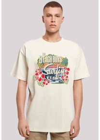 F4NT4STIC Herren T-Shirt "The Beach Boys Musik Band Tropical", beige, casual, Gr. XXXL, Obermaterial: 100% Baumwolle, Shirts, Premium Qualität