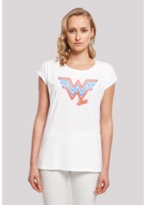 F4NT4STIC Damen T-Shirt "DC Comics Wonder Woman 84 Neon Emblem", weiß, casual, Gr. XXXL, Obermaterial: 100% Baumwolle, Shirts, Print