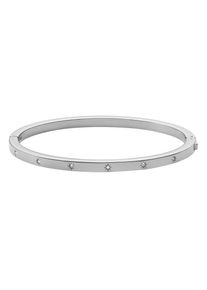 Fossil Damen Armreif "SADIE, JF04394791, JF04420040", Edelstahl, silber, Edelstahl, Armbänder, mit Glasstein