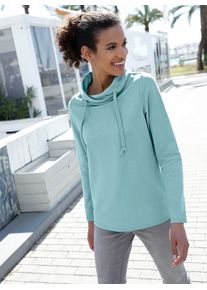 Classic Basics Damen Langarmshirt "Shirt", grün, Gr. 40, unifarben, 100% Baumwolle, Shirts