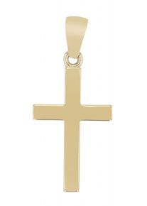 Adelia´s ADELIA ́S Damen Ketten-Anhänger "Neuheit 2025 - stilvoller Kreuz Anhänger aus 333 Gold", Gelbgold 333, gold, Gelbgold 333, Schmuckanhänger