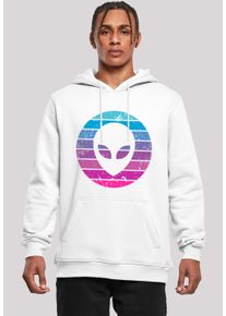 F4NT4STIC Herren Kapuzenpullover "Alien Kopf", weiß, casual, Gr. XXXL, Obermaterial: 65% Baumwolle, 35% Polyester, Pullover, Premium Qualität