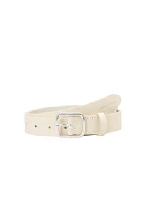 Marc O'Polo MARC O'POLO Damen Ledergürtel "aus weichem Nubukleder", beige, Gr. 85, unifarben, Rindsleder, Gürtel