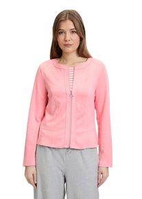 Betty Barclay Damen Jackenblazer "Betty Barclay Blazer-Jacke mit Reißverschluss", pink, modisch, Gr. 46, Obermaterial: 92% Polyester, 8% Elasthan.,