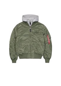 Herren Bomberjacke "Alpha Industries Men - Bomber Jackets MA-1 D-Tec", grün, Gr. XS, Alpha Industries, Obermaterial: 100% Nylon, Futter: 100% Nylon,