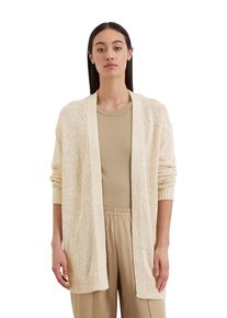 Marc O'Polo MARC O'POLO Damen Cardigan, beige, casual, Gr. L, Obermaterial: 70% Baumwolle, 30% Polyester, Strickjacken