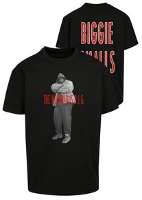 Herren T-Shirt "Upscale by Mister Tee Herren Biggie Smalls Concrete Oversize Tee", schwarz, casual, Gr. XS, UPSCALE BY MISTER TEE, unifarben, 100%