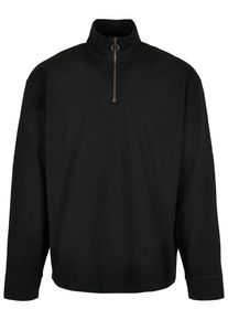 Urban Classics Herren Rundhalspullover "Urban Classics Herren Heavy Troyer LS", schwarz, casual, Gr. S, unifarben, 100% Baumwolle, Pullover