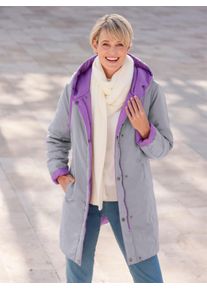 Classic Basics Damen Wendejacke, lila, Gr. 38, unifarben, 100% Polyester, Wattierung:100% Polyester, Jacken