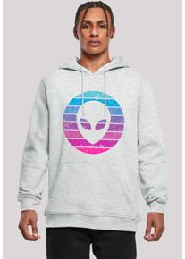 F4NT4STIC Herren Kapuzenpullover "Alien Kopf", grau, casual, Gr. XXL, Obermaterial: 65% Baumwolle, 35% Polyester, Pullover, Premium Qualität
