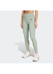 Damen Trainingstights "Cool Int. 7/8 L", silber, sportlich, Gr. XXL, adidas Performance, Obermaterial: 64% Polyamid, 36% Elasthan, Hosen
