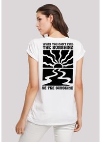 F4NT4STIC Damen T-Shirt "Be The Sunshine", weiß, casual, Gr. XXL, Obermaterial: 100% Baumwolle, Shirts, Premium Qualität