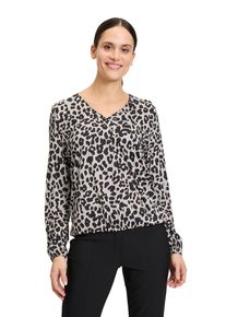 Betty Barclay Damen Kurzarmshirt "Betty Barclay Casual-Shirt mit Gummizug", grau, casual, Gr. 36, Jersey, Obermaterial: 50% Modal, 50% Baumwolle.,