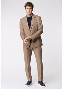 Roy Robson Herren Hosenanzug "Mit Tunnelzug", beige, Gr. 44, 51% Polyester, 27% Viskose, 20% Schurwolle, 2% Elasthan, Anzüge